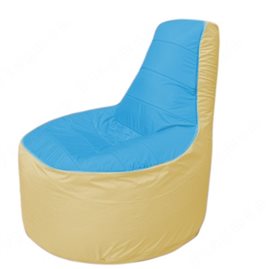 Живое кресло-мешокТрон Т1.1-1320(голубой-бежевый)
