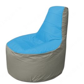 Живое кресло-мешокТрон Т1.1-1322(голубой-серый)