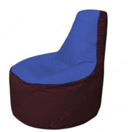 Живое кресло-мешокТрон Т1.1-1401(синий-бордовый)