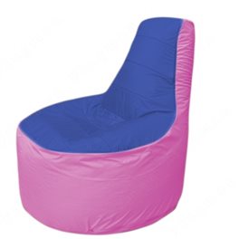 Живое кресло-мешокТрон Т1.1-1403(синий-розовый)