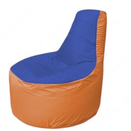Живое кресло-мешокТрон Т1.1-1405(синий-оранжевый)