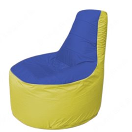 Живое кресло-мешокТрон Т1.1-1406(синий-жёлтый)
