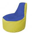Живое кресло-мешокТрон Т1.1-1406(синий-жёлтый)