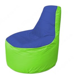 Живое кресло-мешокТрон Т1.1-1407(синий-салатовый)