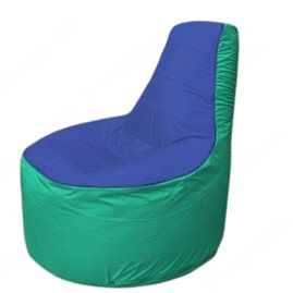 Живое кресло-мешокТрон Т1.1-1412(синий-бирюзовый)