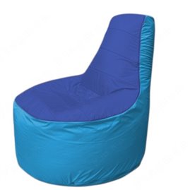 Живое кресло-мешокТрон Т1.1-1413(синий-голубой)