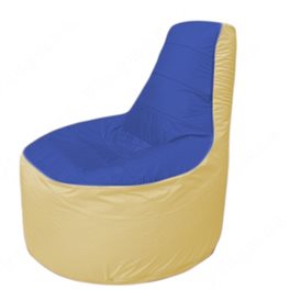 Живое кресло-мешокТрон Т1.1-1420(синий-бежевый)