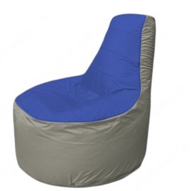 Живое кресло-мешокТрон Т1.1-1422(синий-серый)