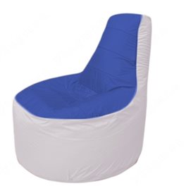 Живое кресло-мешокТрон Т1.1-1425(синий-белый)