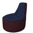 Живое кресло-мешокТрон Т1.1-1601(тем.синий-бордовый)