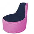 Живое кресло-мешокТрон Т1.1-1603(тем.синий-розовый)