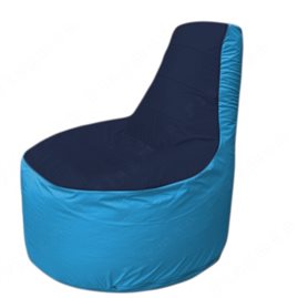 Живое кресло-мешокТрон Т1.1-1613(тем.синий-голубой)