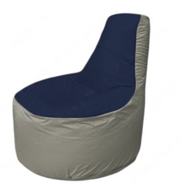 Живое кресло-мешокТрон Т1.1-1622(тем.синий-серый)