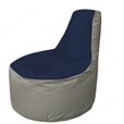 Живое кресло-мешокТрон Т1.1-1622(тем.синий-серый)