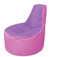 Живое кресло-мешокТрон Т1.1-1703(сиренивый-розовый)