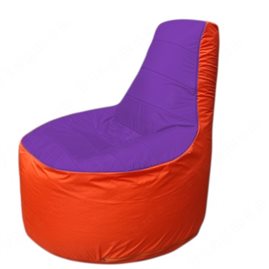 Живое кресло-мешокТрон Т1.1-1805(фиолетовый-оранжевый)