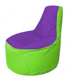 Живое кресло-мешокТрон Т1.1-1807(фиолетовый-салатовый)