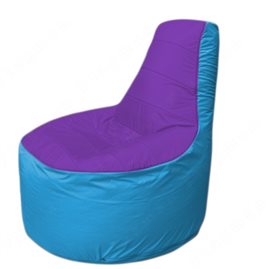 Живое кресло-мешокТрон Т1.1-1813(фиолетовый-голубой)