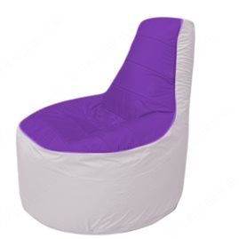 Живое кресло-мешокТрон Т1.1-1825(фиолетовый-белый)