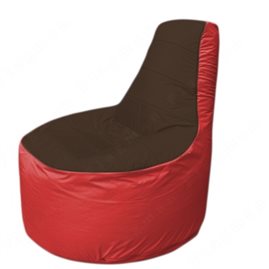 Живое кресло-мешокТрон Т1.1-1902(коричневый-красный)