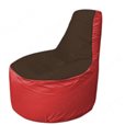 Живое кресло-мешокТрон Т1.1-1902(коричневый-красный)