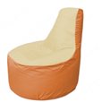 Живое кресло-мешокТрон Т1.1-2005(бежевый-оранжевый)