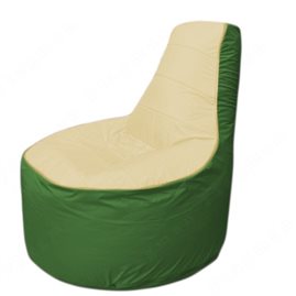 Живое кресло-мешокТрон Т1.1-2008(бежевый-зеленый)