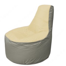 Живое кресло-мешокТрон Т1.1-2022(бежевый-серый)