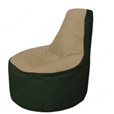 Живое кресло-мешокТрон Т1.1-2109(тем.бежевый-тем.зеленый)