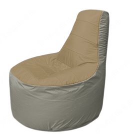 Живое кресло-мешокТрон Т1.1-2122(тем.бежевый-серый)