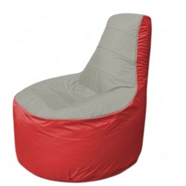Живое кресло-мешокТрон Т1.1-2202(серый-красный)
