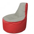Живое кресло-мешокТрон Т1.1-2202(серый-красный)