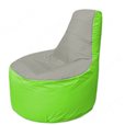 Живое кресло-мешокТрон Т1.1-2207(серый-салатовый)