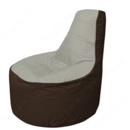 Живое кресло-мешокТрон Т1.1-2219(серый-коричневый)