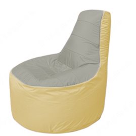Живое кресло-мешокТрон Т1.1-2220(серый-бежевый)