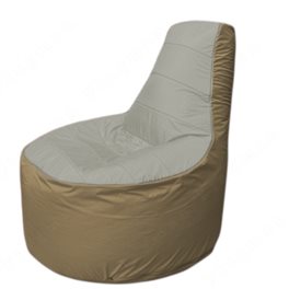 Живое кресло-мешокТрон Т1.1-2221(серый-тем.бежевый)