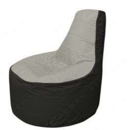 Живое кресло-мешокТрон Т1.1-2224(серый-черный)