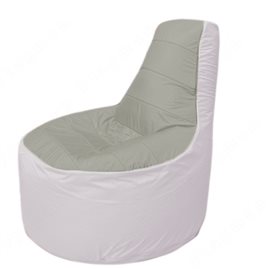 Живое кресло-мешокТрон Т1.1-2225(серый-белый)