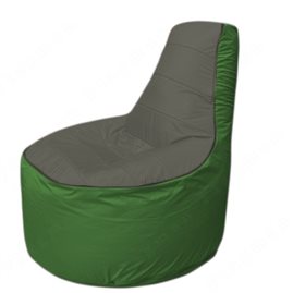 Живое кресло-мешокТрон Т1.1-2308(тем.серый-зеленый)