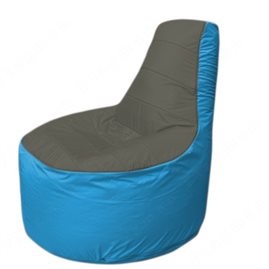 Живое кресло-мешокТрон Т1.1-2313(тем.серый-голубой)