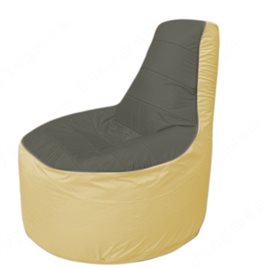 Живое кресло-мешокТрон Т1.1-2320(тем.серый-бежевый)