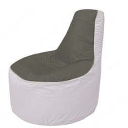 Живое кресло-мешокТрон Т1.1-2325(тем.серый-белый)